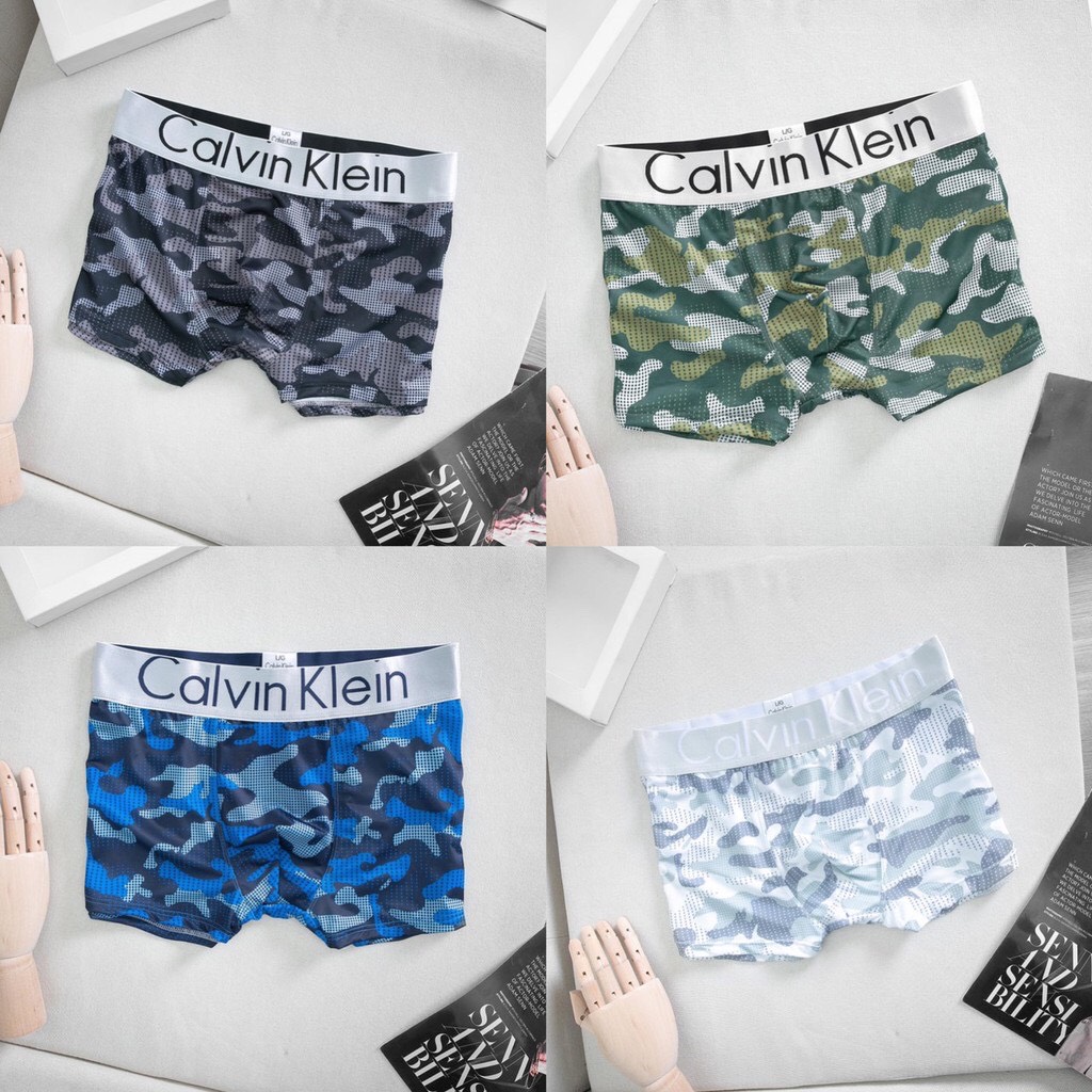 Quần sịp nam ck thun co giãn 4 chiều họa tiết rằn ri có 4 màu