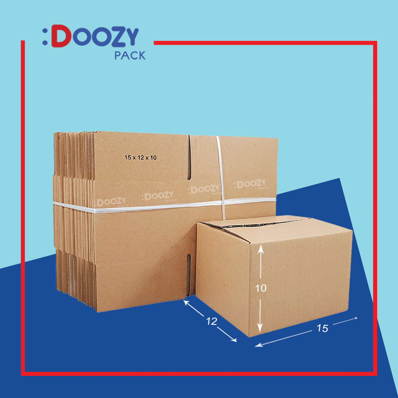 BỘ 100 THÙNG GIẤY 15X12X10