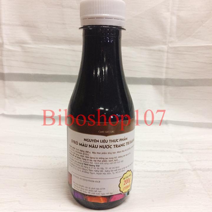 Màu nước thực phẩm màu nâu 100g