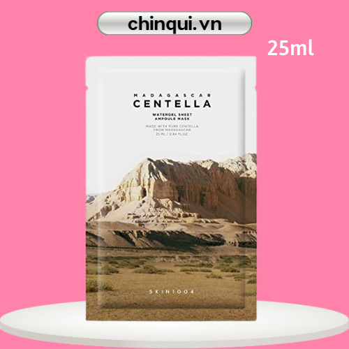 Mặt Nạ Skin1004 Làm Dịu, Ngừa Mụn Chiết Xuất Rau Má 25ml Madagascar Centella Watergel Sheet Ampoule Mask