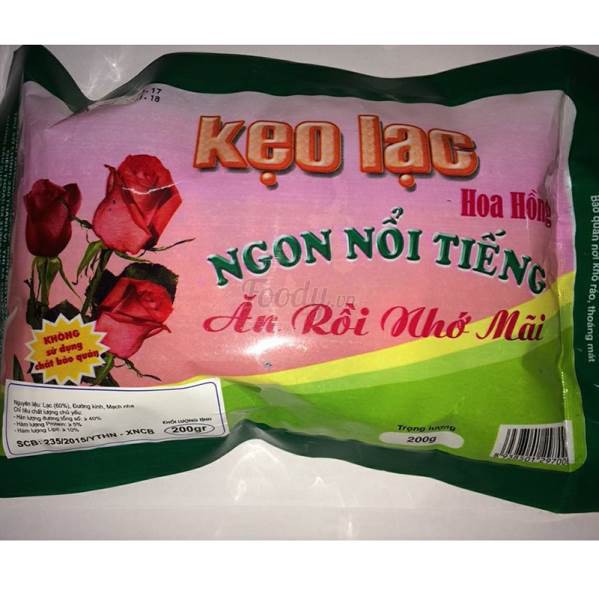 KẸO LẠC HOA HỒNG - 190G