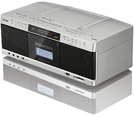 Đài Radio Cassette, CD, SD, USB Toshiba Aurex TY-AK1, âm thanh Hi-Res - Hàng sản xuất cho thị trường nội địa Nhật chạy điện 100V