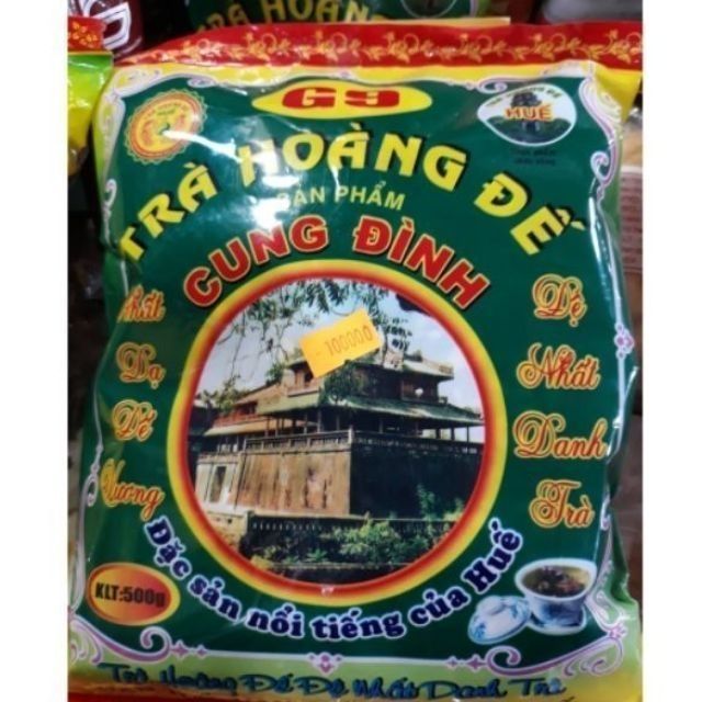 Trà cung đình g9 phương dung gói màu xanh 500gr