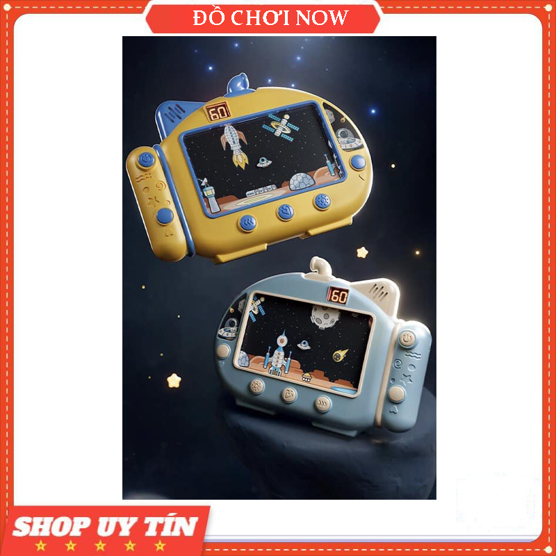 [MẪU MỚI] Máy chơi game phi hành gia, Game đua tàu vũ trụ cho bé