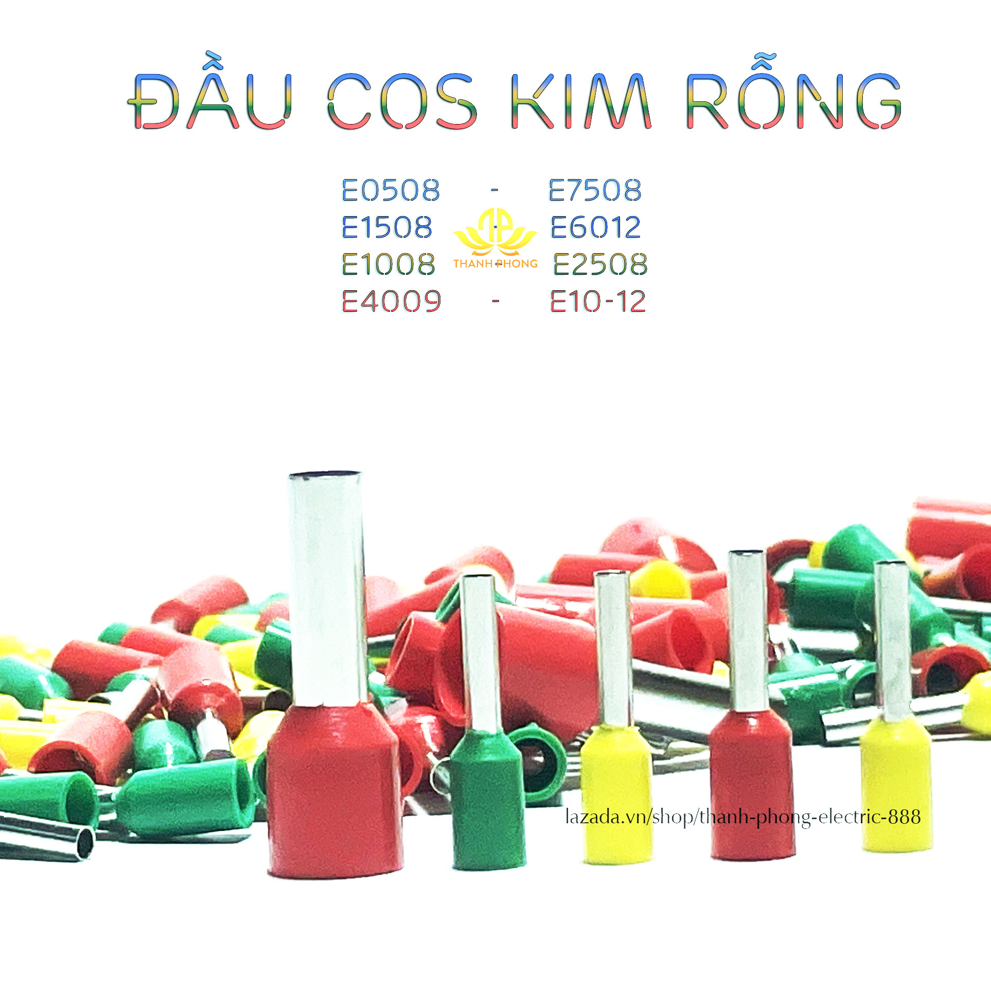 Đầu Cos Kim Rỗng Các Loại (Túi 100PCS) Cos Kim Rỗng, Cos Kim