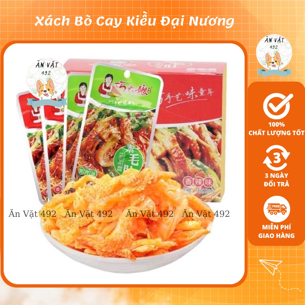 Xách bò cay kiều đại nương - ăn vặt 492