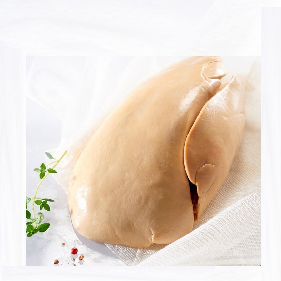 Gan Ngỗng Pháp Rougi'e Nguyên Miếng 600gr/ French Duck Liver Restauration/Gan Vịt Pháp Nguyên Buồng - Nhập Khẩu Pháp Chính Hãng