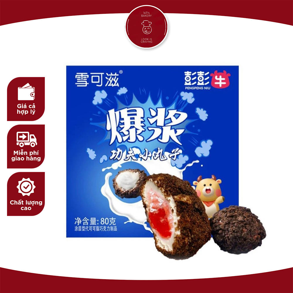 Bánh Oreo bọc kẹo bông TN18 bánh mềm mịn không ngán không quá ngọt, date mới - 16TN Bakery