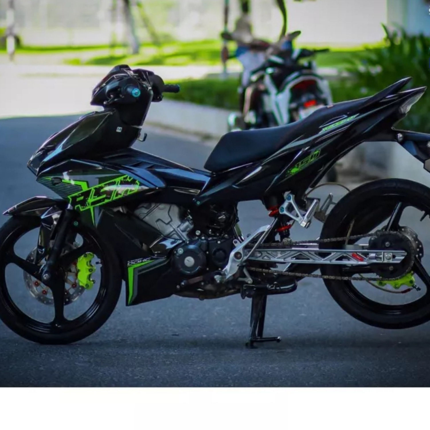 Tem rời honda winner x v2 rsx đen xanh