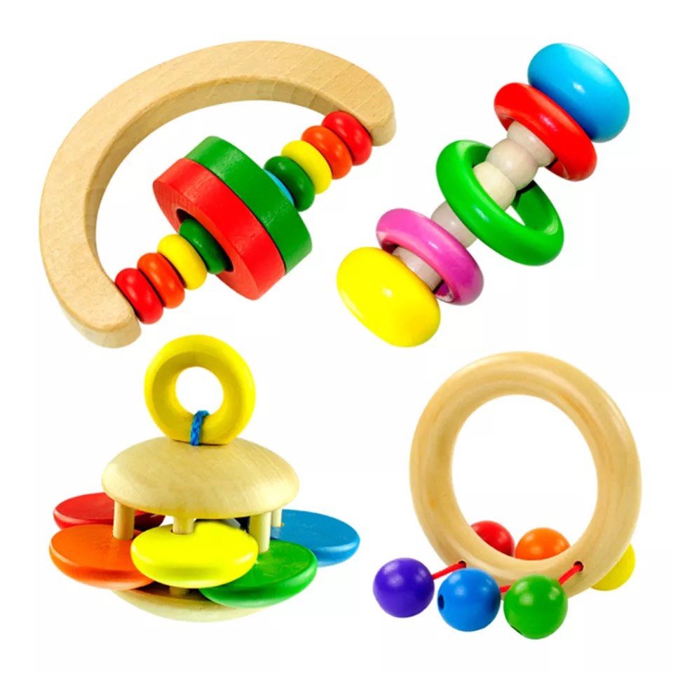 Đồ Chơi Trẻ Sơ Sinh Benrikids, Đồ Chơi Lục Lạc Gỗ Sồi Cho Bé Từ 0 Đến 6 Tuổi, Đồ Chơi Gỗ An Toàn Cho Bé Có Tiếng Kêu Trong Trẻo Cho Trẻ, Kích Thích Khả Năng Học Hỏi, Tò Mò, Phát Triển Tư Duy Nhận Biết