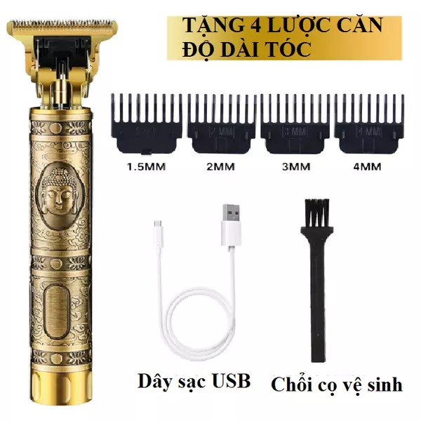 Tông đơ cắt tóc Chắn Viền Vintage T9 . Bảo Hành 1 Năm Miễn Phí.