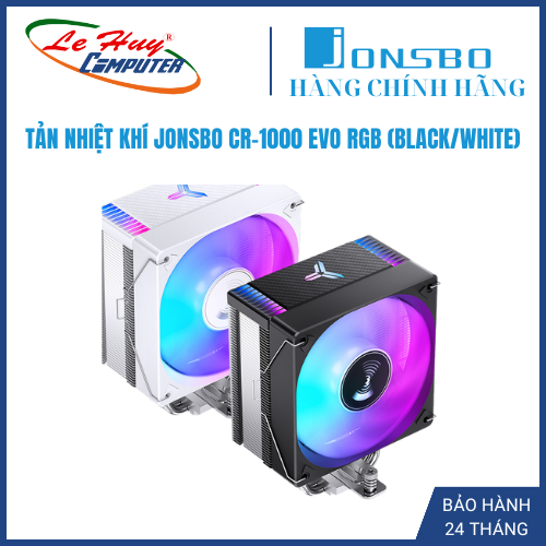 Tản Nhiệt Khí Jonsbo CR-1000 EVO RGB (Black/ White) - Hàng chính hãng Giá 400,000 Đồng*Miễn phí vận chuyển