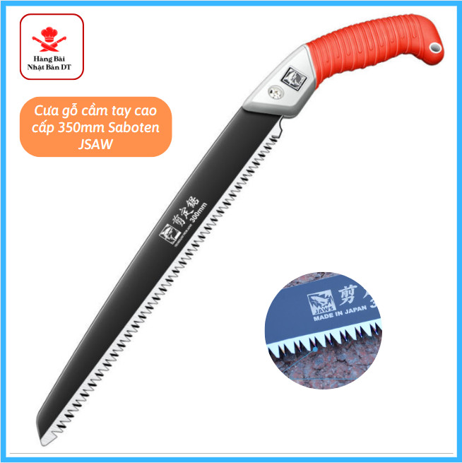 Cưa Gỗ Cầm Tay Cao Cấp 350mm Saboten JSAW chất liệu thép SK5 cao cấp