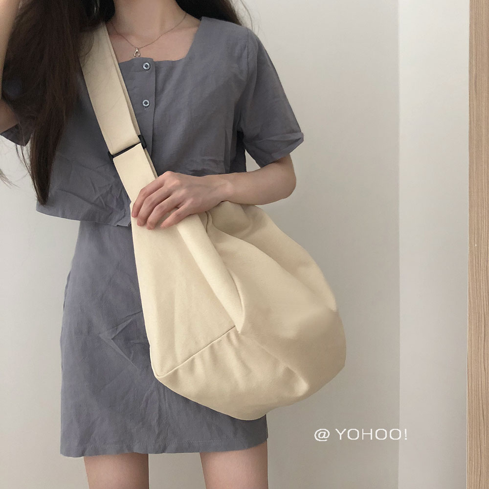 [DUY NHẤT 9.9_CHỈ 49K] TÚI TOTE ĐEO CHÉO TRỐNG SIU TO CÓ KHÓA KÉO & TÚI CON VẢI CANVAS PHONG CÁCH ULZZANG ĐỂ ĐƯỢC SÁCH ĐỒ ĐI CHƠI TC04