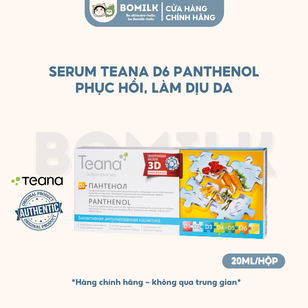 Serum Teana D6 Panthenol - Phục hồi, mờ thâm