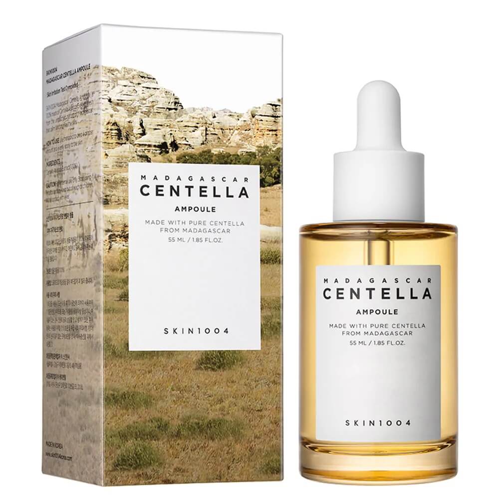 Tinh Chất Rau Má Giảm Mụn, Dưỡng Trắng Da và Phục Hồi Da SKIN1004 Madagascar Centella Asiatica Ampoule 55ml (MẪU MỚI)