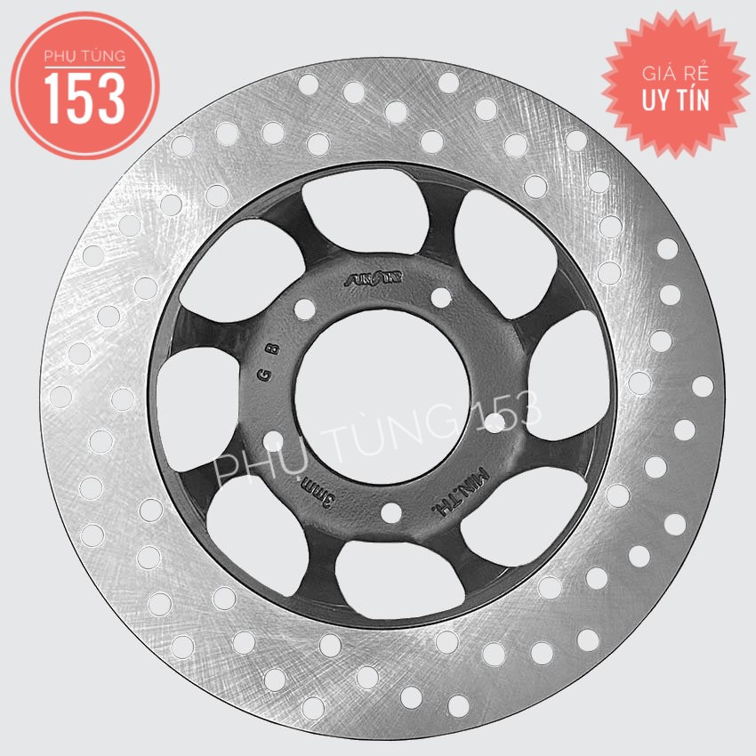 Đĩa Wave Alpha / Future 1 kiểu Zin - Đĩa thắng xe máy - PHỤ TÙNG 153