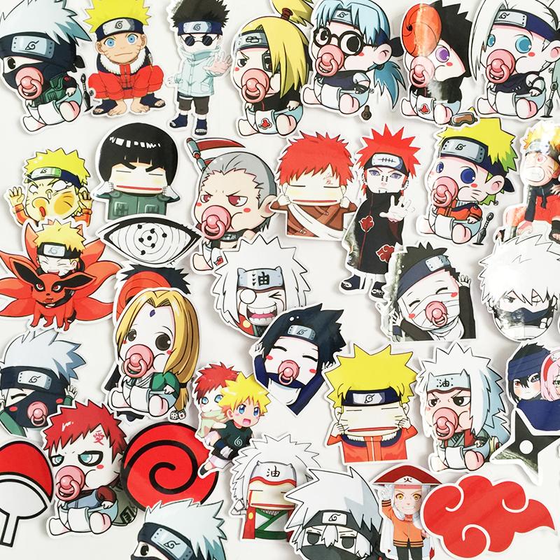 Lịch sử giá Bộ 35 Sticker Naruto Chibi Hoạt Hình - Miếng Dán ...