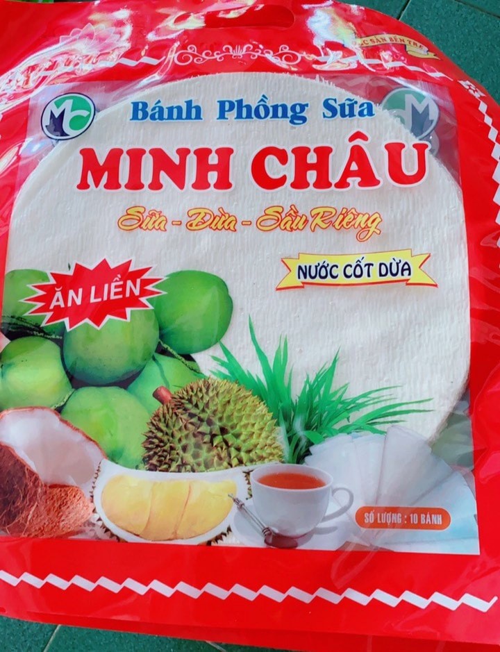 Bánh phồng sữa Bến Tre