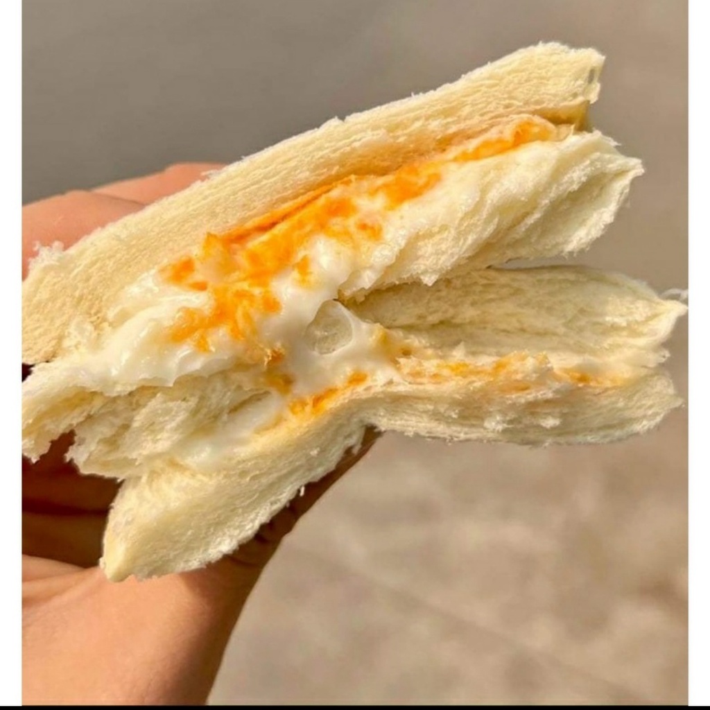 Bánh Hamburger nhân sữa chua ruốc siêu ngon