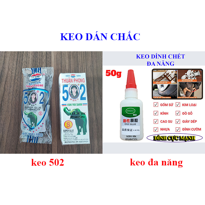 Keo dán siêu dính đa năng mọi chất liệu cực mạnh