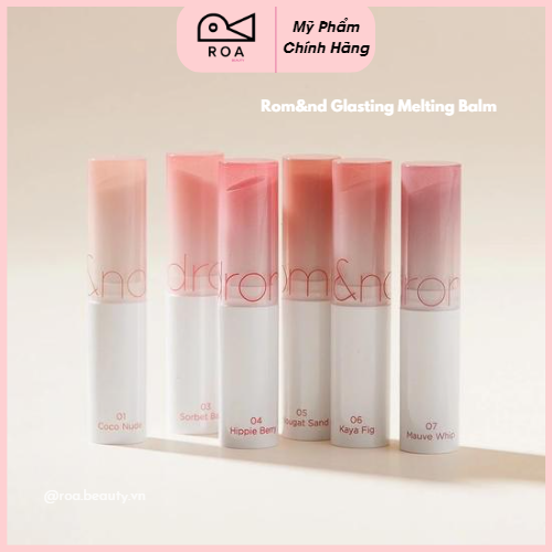 Son Dưỡng Dạng Thỏi Có Màu Thuần Chay Romand Glasting Melting Balm 3.5g