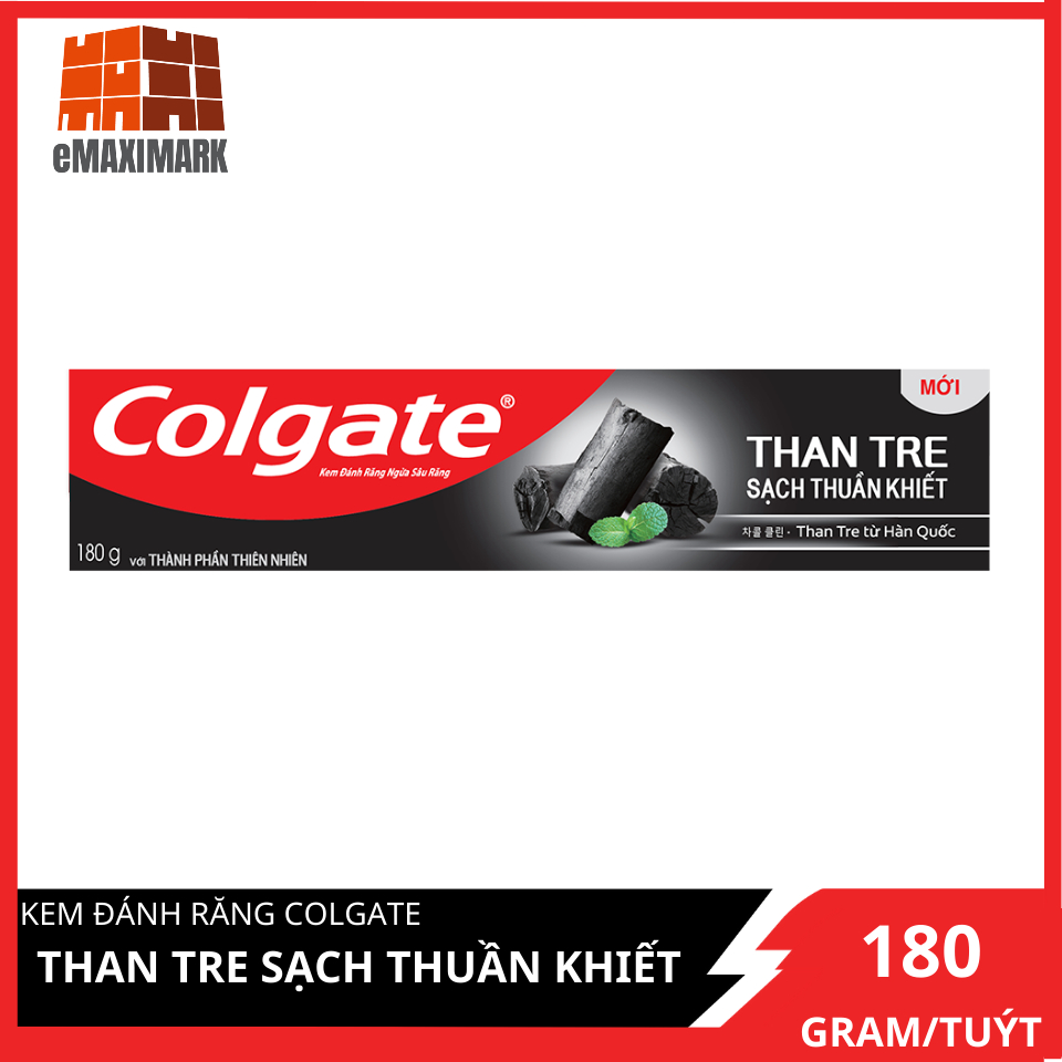 Kem đánh răng Colgate Than tre sạch thuần khiết 180g