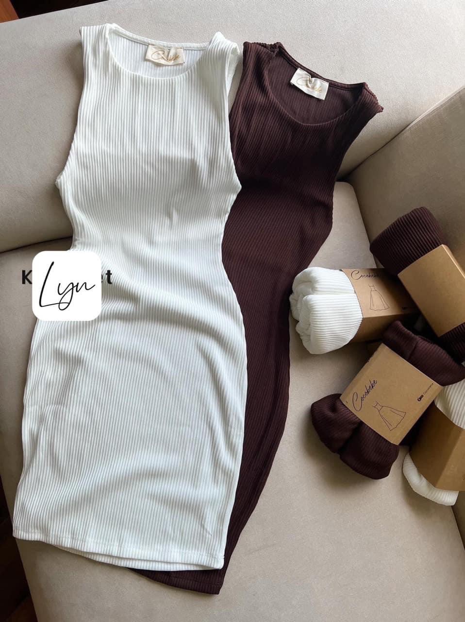 Chỉ bán sỉ Đầm body - váy body nữ cổ tròn sát nách form ôm vải tăm co giãn