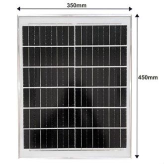 Tấm pin năng lượng mặt trời mono 6v 20w solar