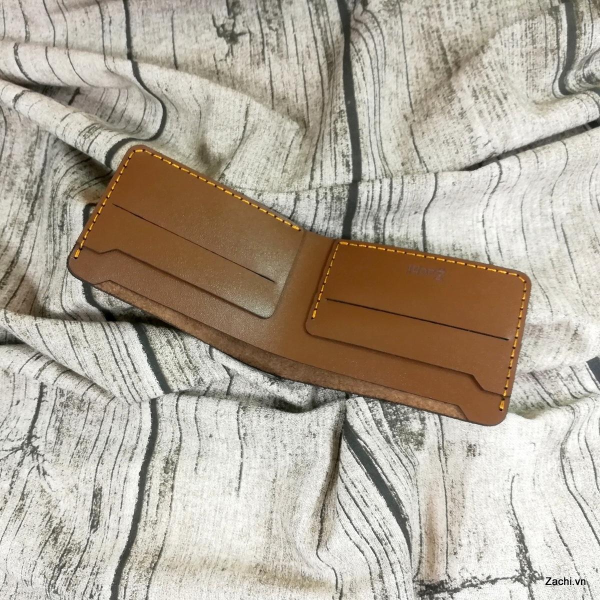 [HCM]Bóp ví nam ví nam mini nhỏ gọn da bò handmade  - Kichi VN116
