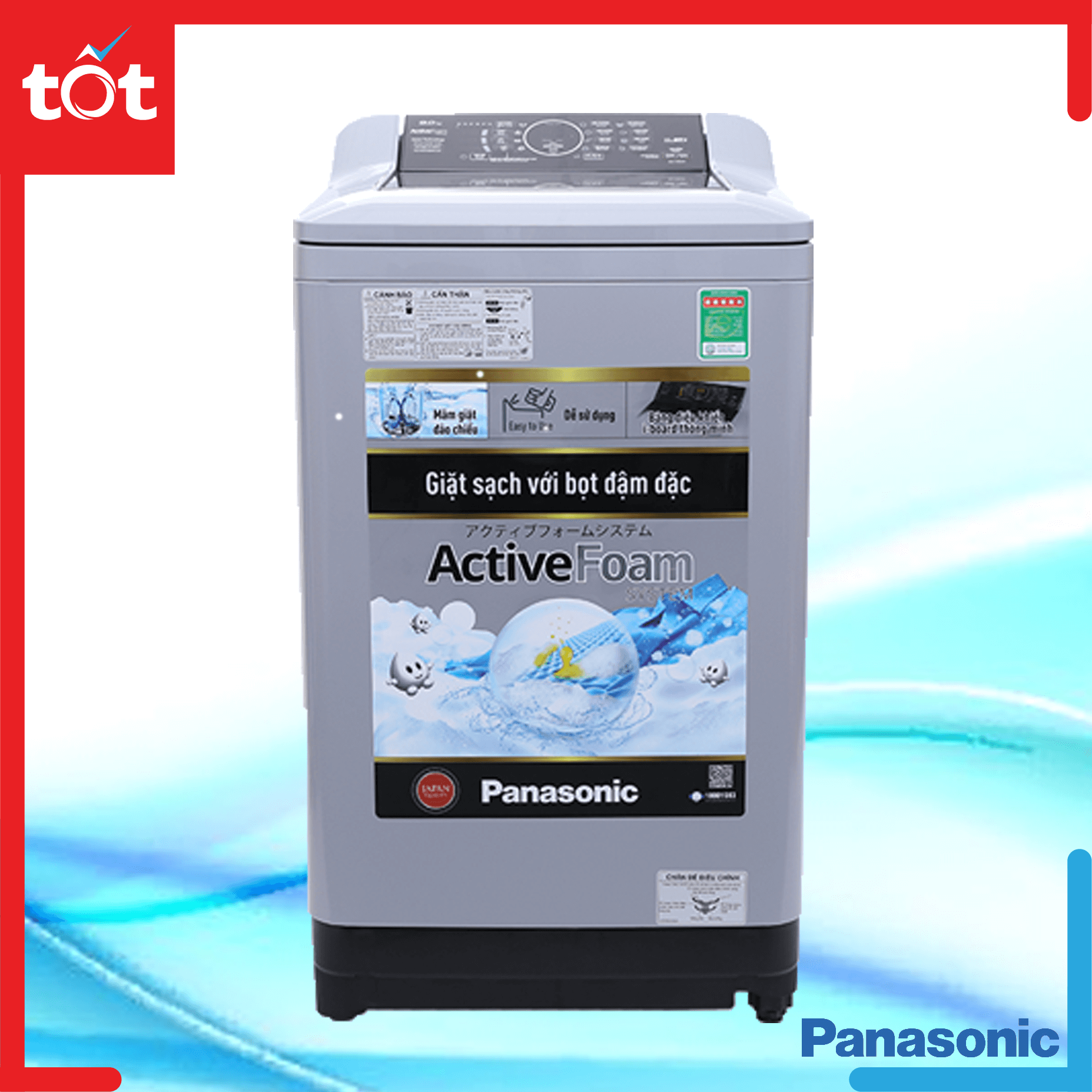 Máy giặt panasonic 9 kg na-f90a4grv