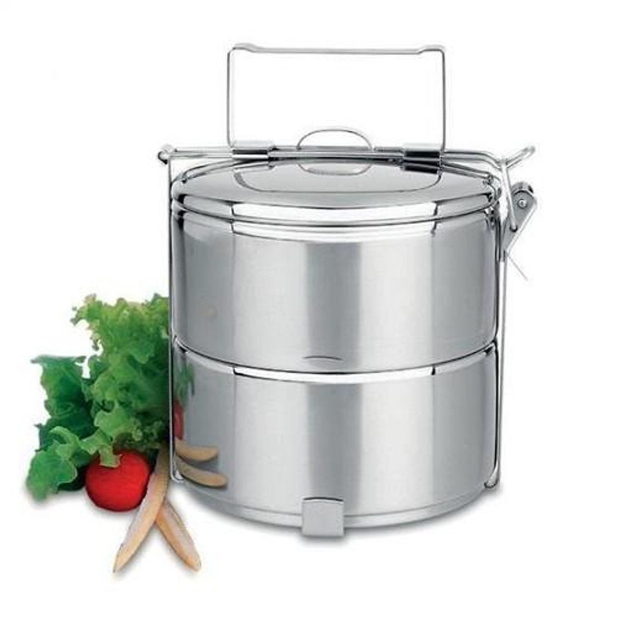Cà men 2 tầng inox Hộp đựng cơm inox