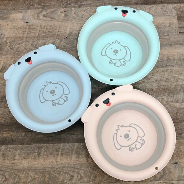 [HÀNG CÓ SẴN] Thau Gấp Gọn Chậu Xếp Gọn Silicon Mang Đi Du Lịch Thau Rửa Mặt Cho Sinh Viên Tiện Lợi Đa Năng chậu rửa mặt rửa chân rửa chén bát giặt đồ tắm cho bé...