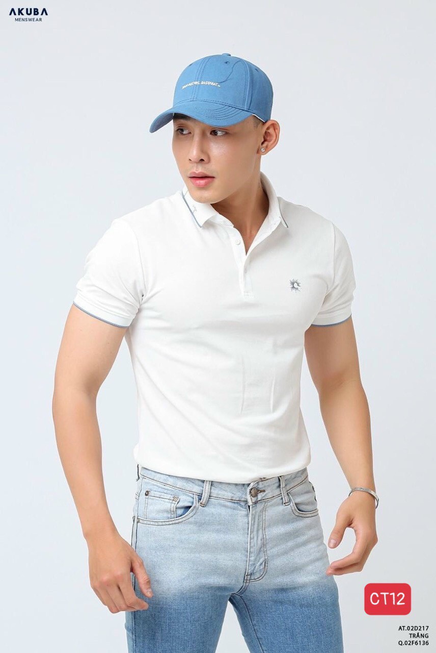 ÁO THUN CẶP ( NAM - NỮ ) CỔ TRỤ THỜI TRANG KHANG SHOP19 MS102