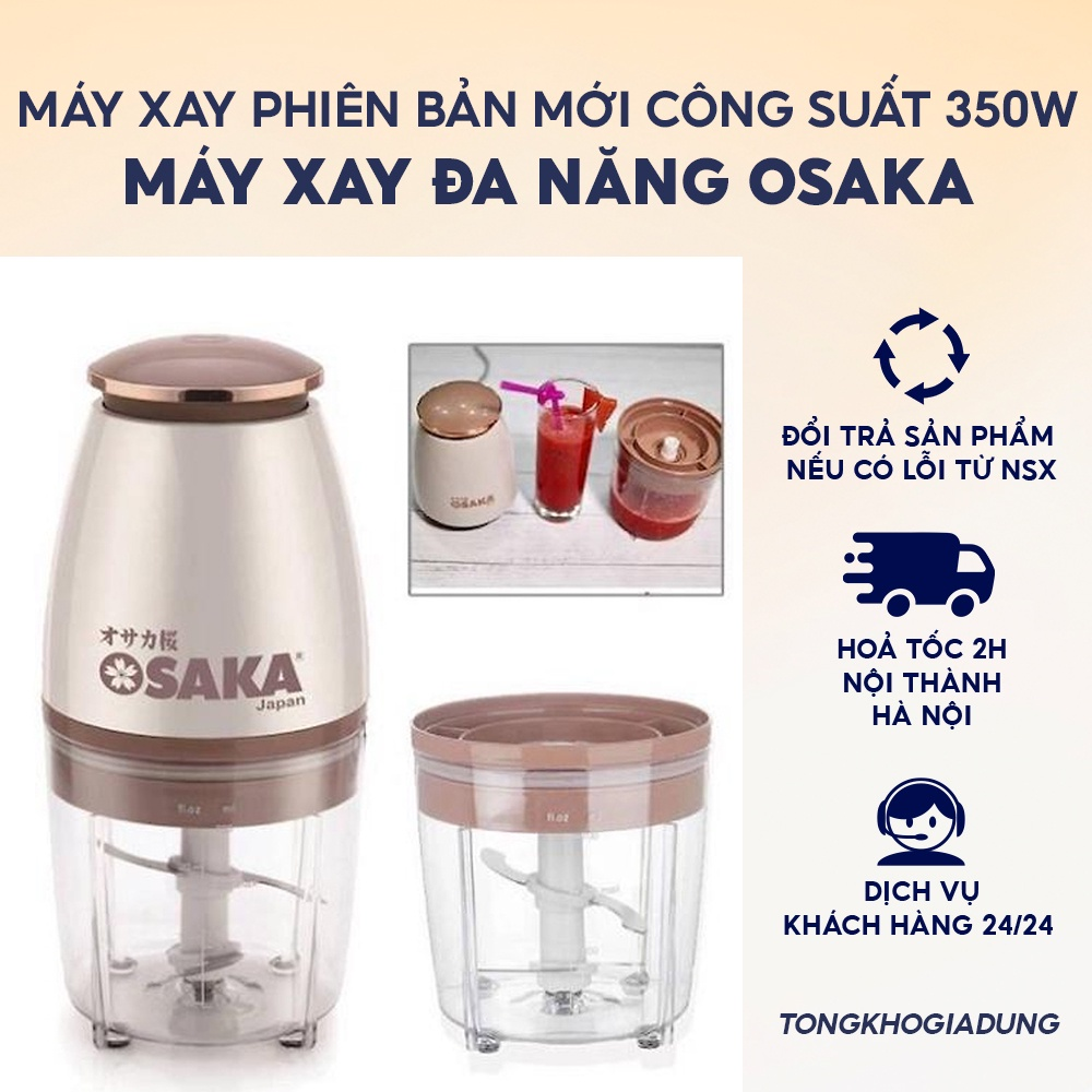 Máy xay đa năng Osaka Nhật Bản, máy xay phiên bản mới công suất 350W