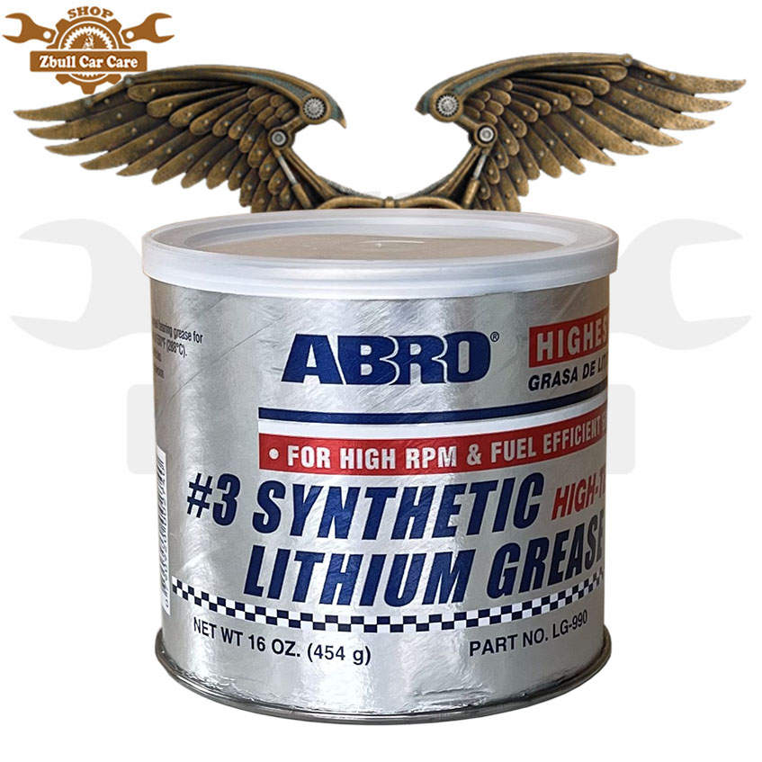 Mỡ bò Abro Synthetic Lithium Grease tổng hợp bảo bảo dưỡng bôi trơn đa