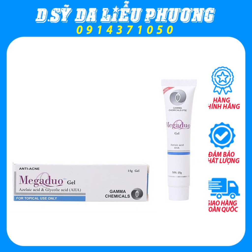 Kem bôi dạng gel ngăn ngừa mụn và vết thâm megaduo gel 15g