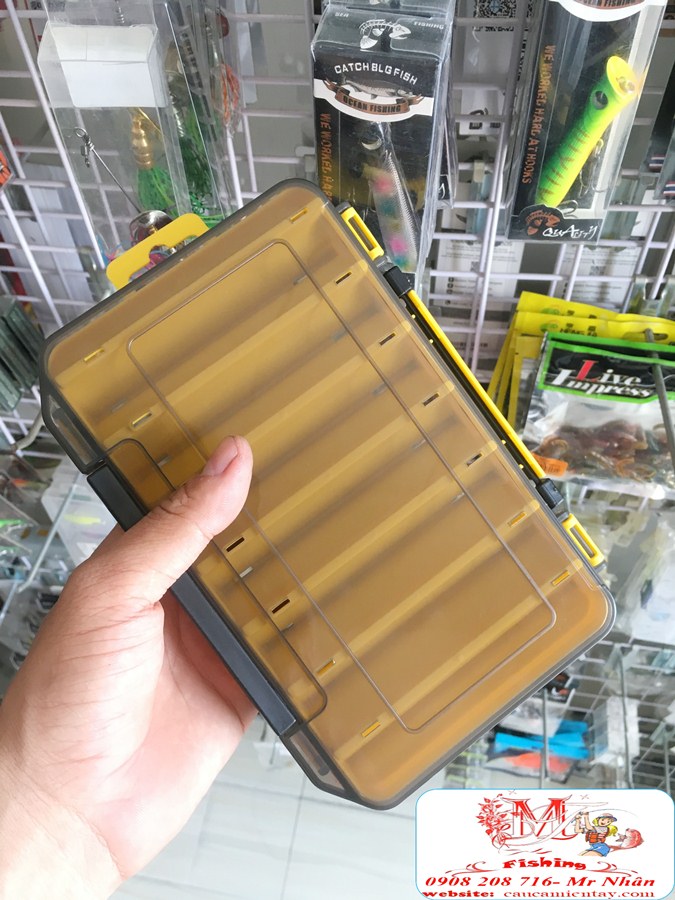 Hộp đựng mồi lure 14 ngăn nhựa tốt