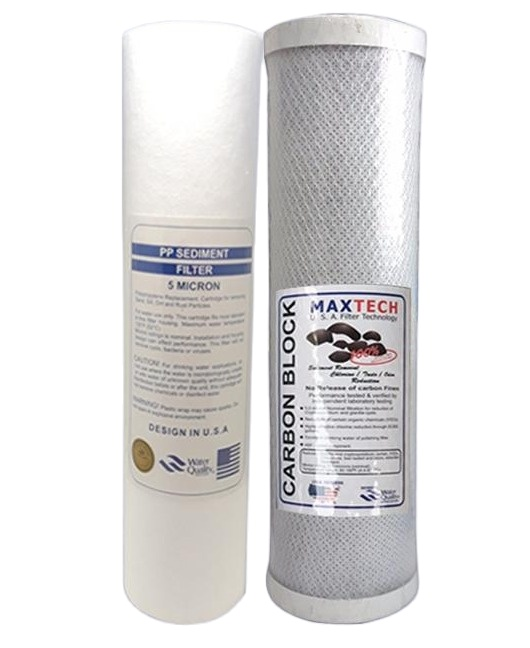 Combo lõi lọc số 1 pp và lõi số 3 cto 10 inch