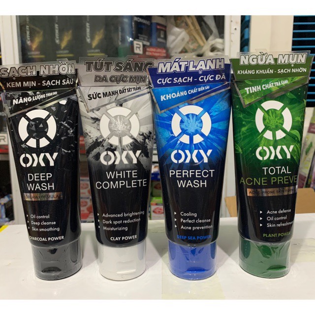 Sữa rửa mặt oxy 100g