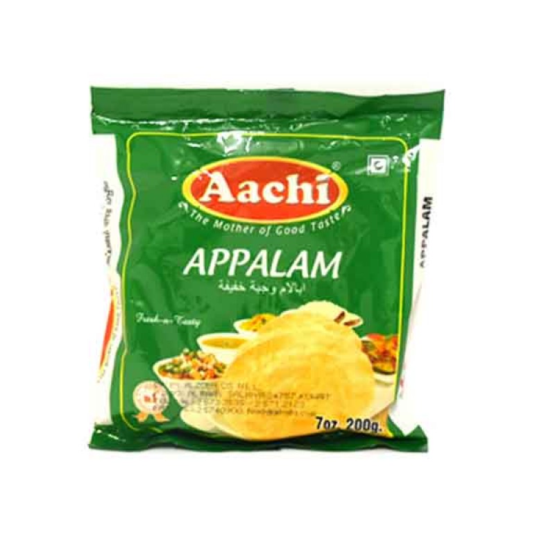 Papad - Appalam - Rice Papad - South Indian Snack - South Indian Apalam - Aachi Appalam