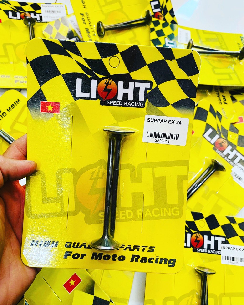 Supbap light exciter 135 - 150 size 19,20,21,22,23,24,25,26 chính hãng