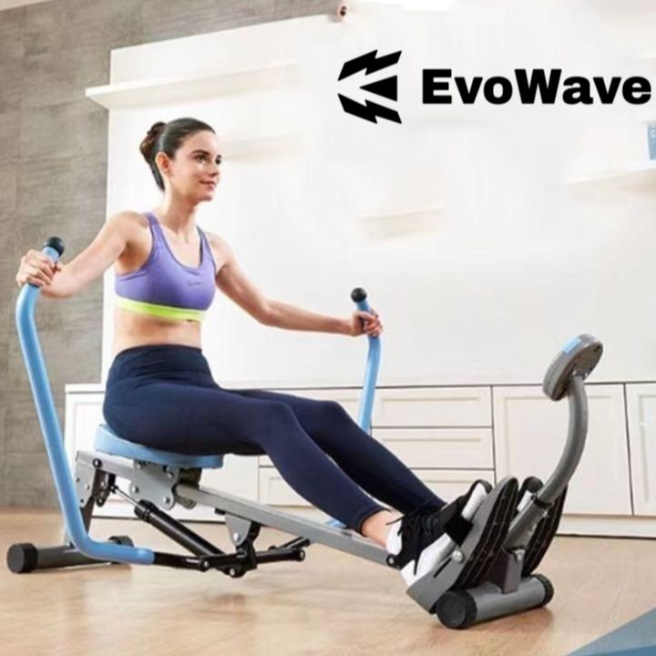 Máy chèo thuyền thiết bị tập luyện thể dục gia đình thủy lực có thể gập lại đôi chèo thuyền nhỏ ROWING MACHINE