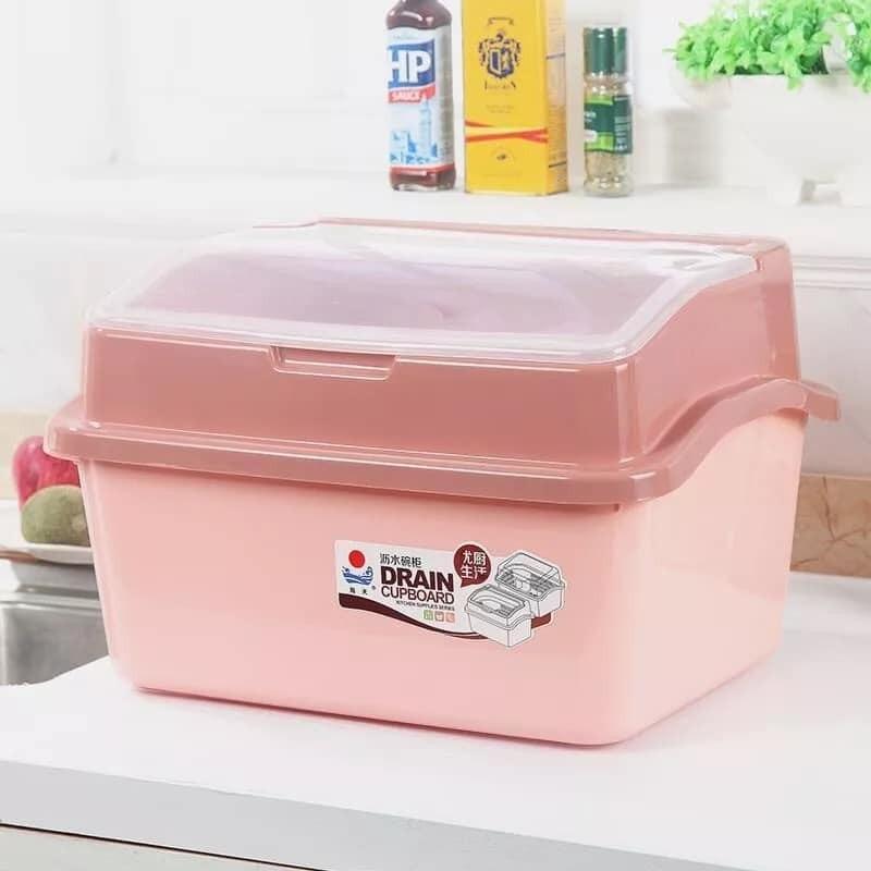 [NHỰA TỐT] KỆ RỔ ÚP BÌNH SỮA, LY, CHÉN ĐĨA CHO BÉ LÀM BẰNG CHẤT LIỆU NHỰA CAO CẤP- KHAY ÚP DỤNG CỤ ĂN UỐNG BÌNH SỮA CÓ NẮP ĐẬY CHỐNG BỤI BẨN, CÔN TRÙNG TIỆN LỢI AN TOÀN CHO GIA ĐÌNH