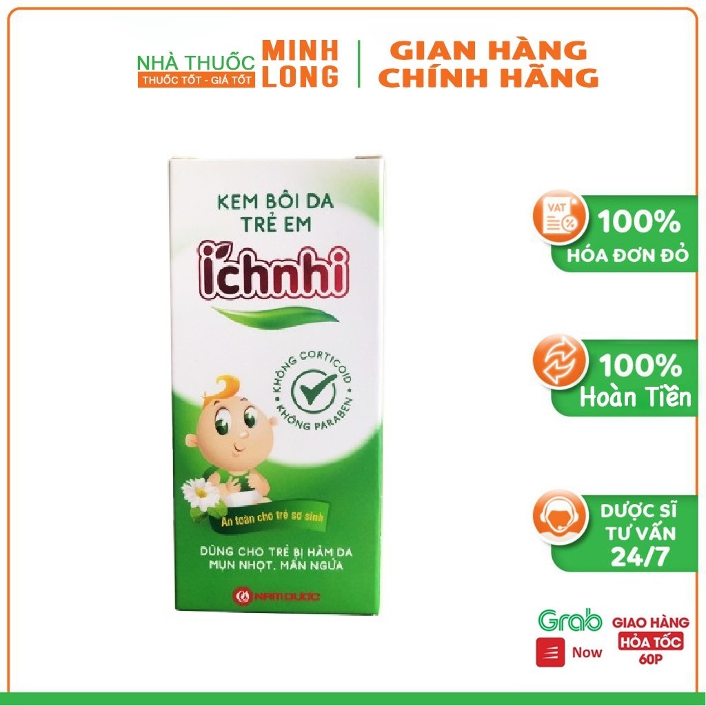 Kem Bôi Da Ích Nhi - Giúp giảm ngay triệu chứng ngứa, sưng, đỏ do gãi ngứa, dị ứng