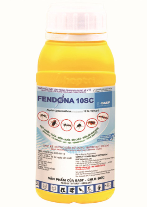 Thuốc diệt muỗi và côn trùng fendona 10sc 500ml