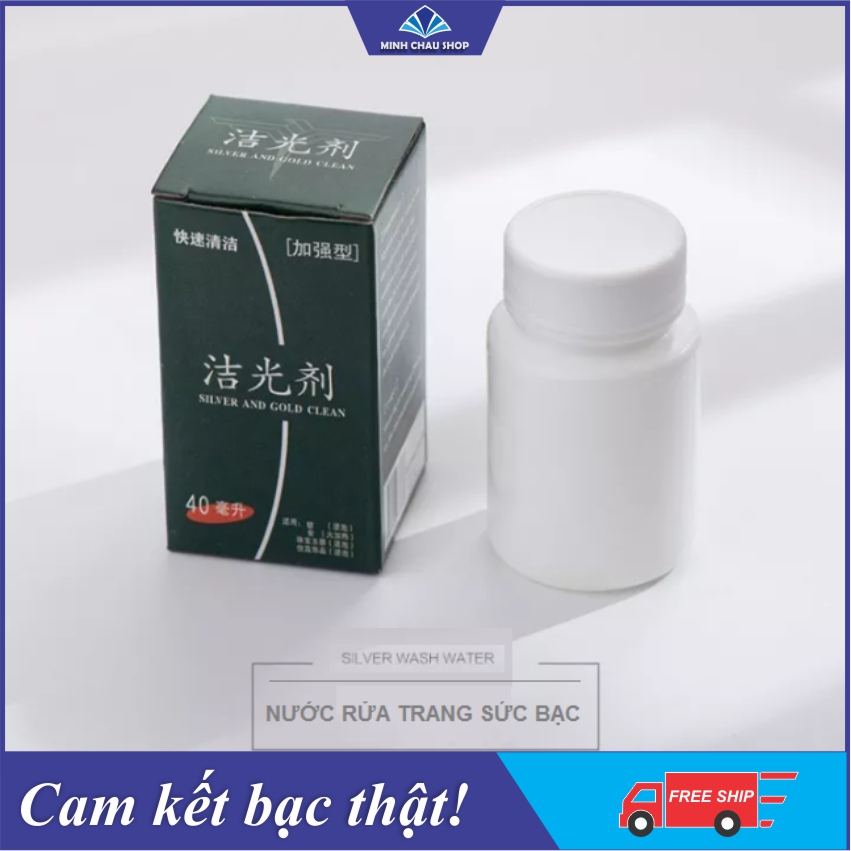 Nước rửa trang sức bạc, nước rửa bạc, nước rửa trang sức, nước làm sáng bạc