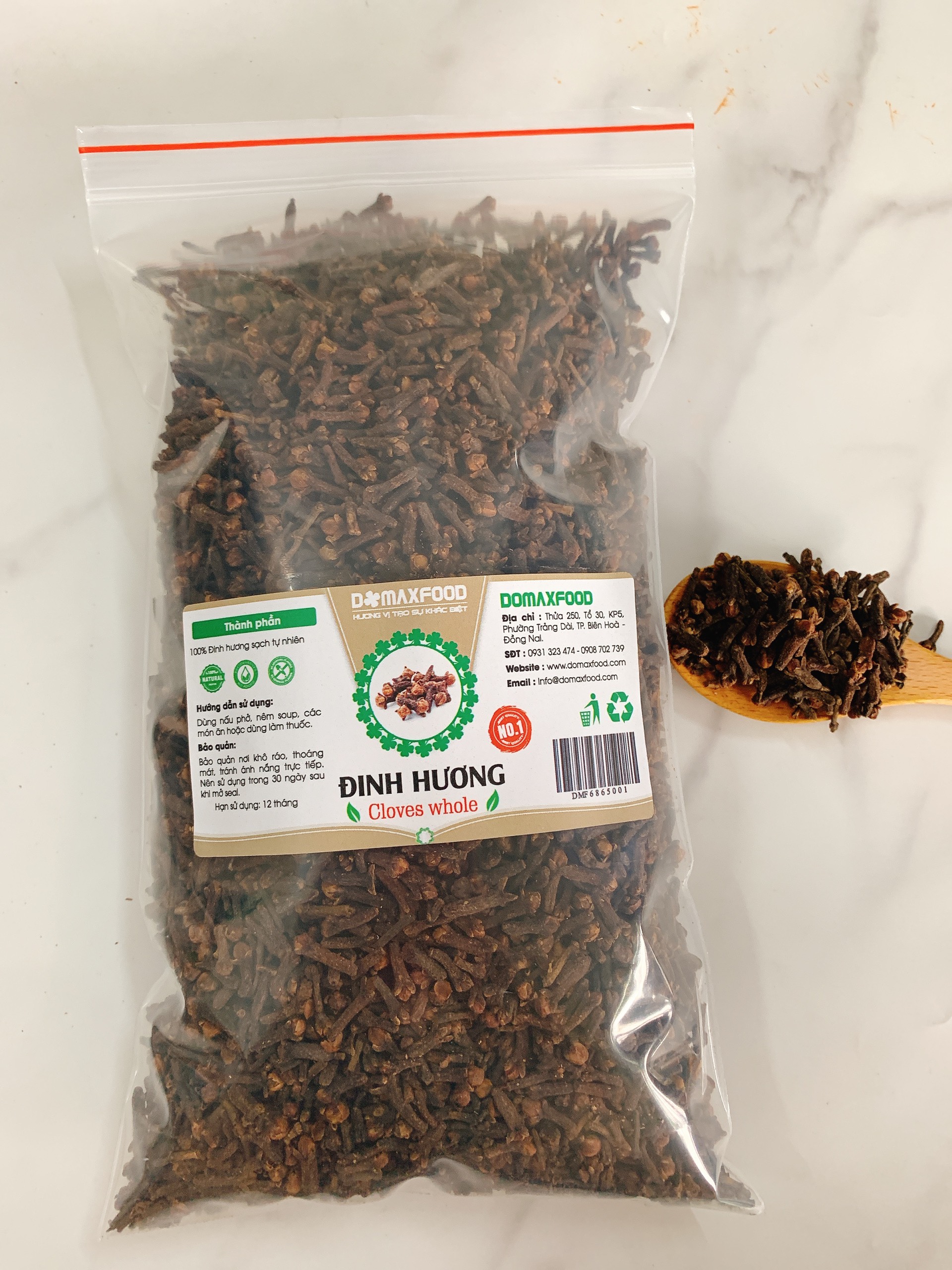 Nụ đinh hương Cloves whole - Đinh hương loại 1 - gia vị nấu ăn, gia vị nấu phở, bộ gia vị nhà bếp
