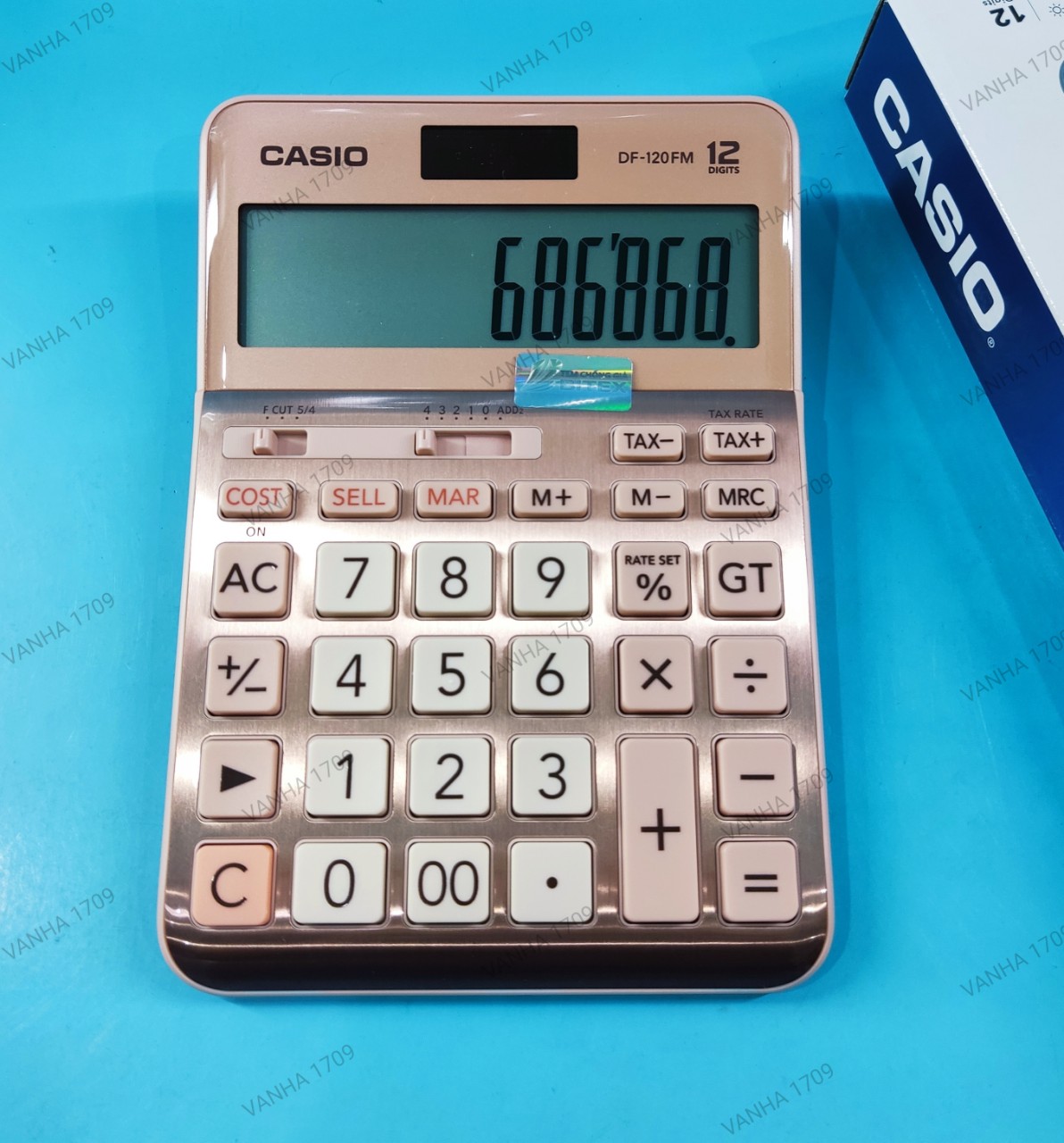 Casio™ máy tính văn phòng 12 số df-120fm