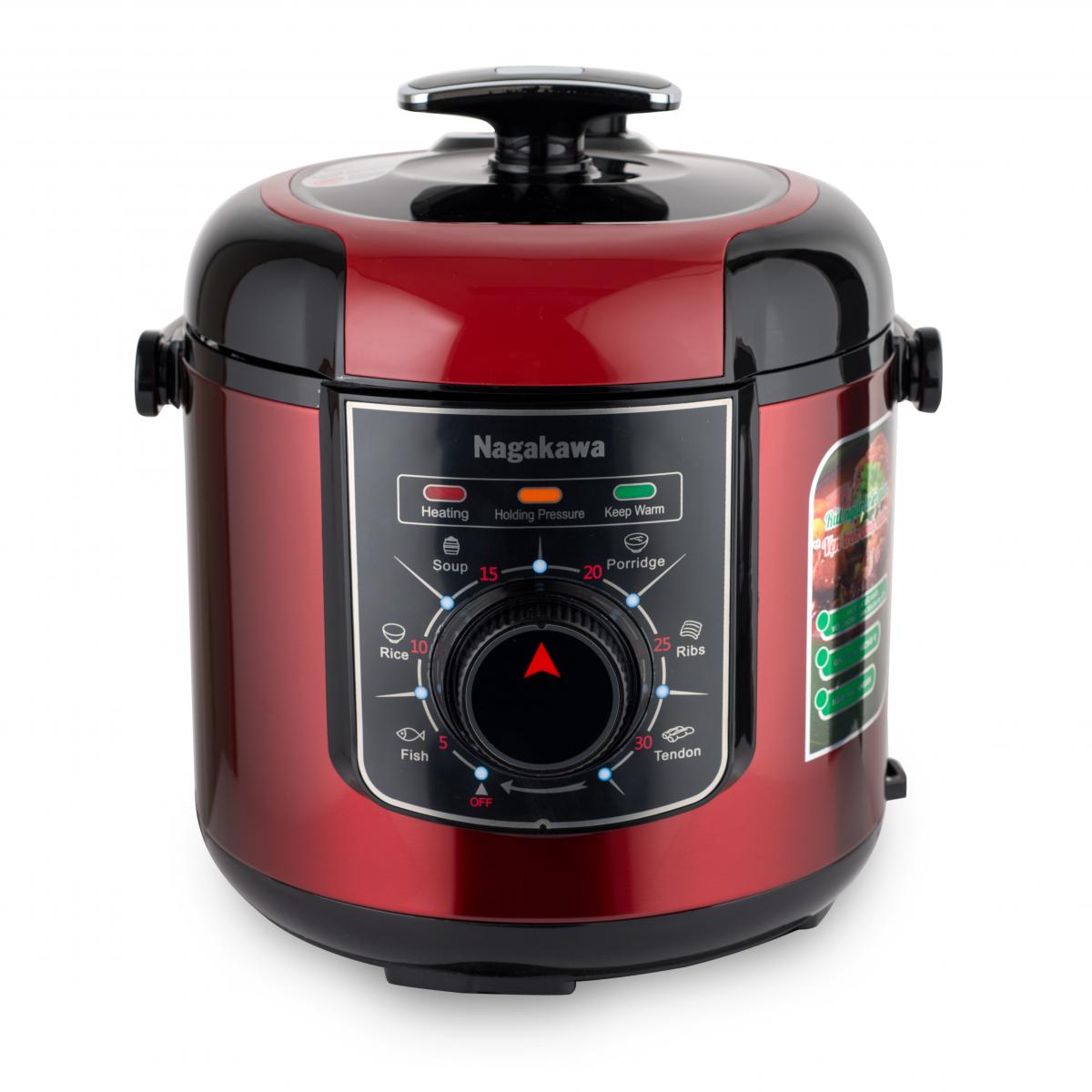 Nồi áp suất điện 6 lít nagakawa nag0205